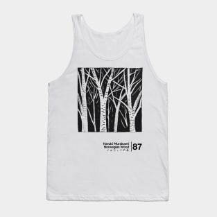 Norwegian Wood - Haruki Murakami / Minimalist Graphic Artwork Tank Top